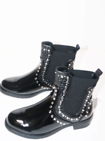 LADIES STUDDED ANKLE BOOT