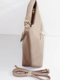 NUDE SLOUCH BAG WITH PADLOCK